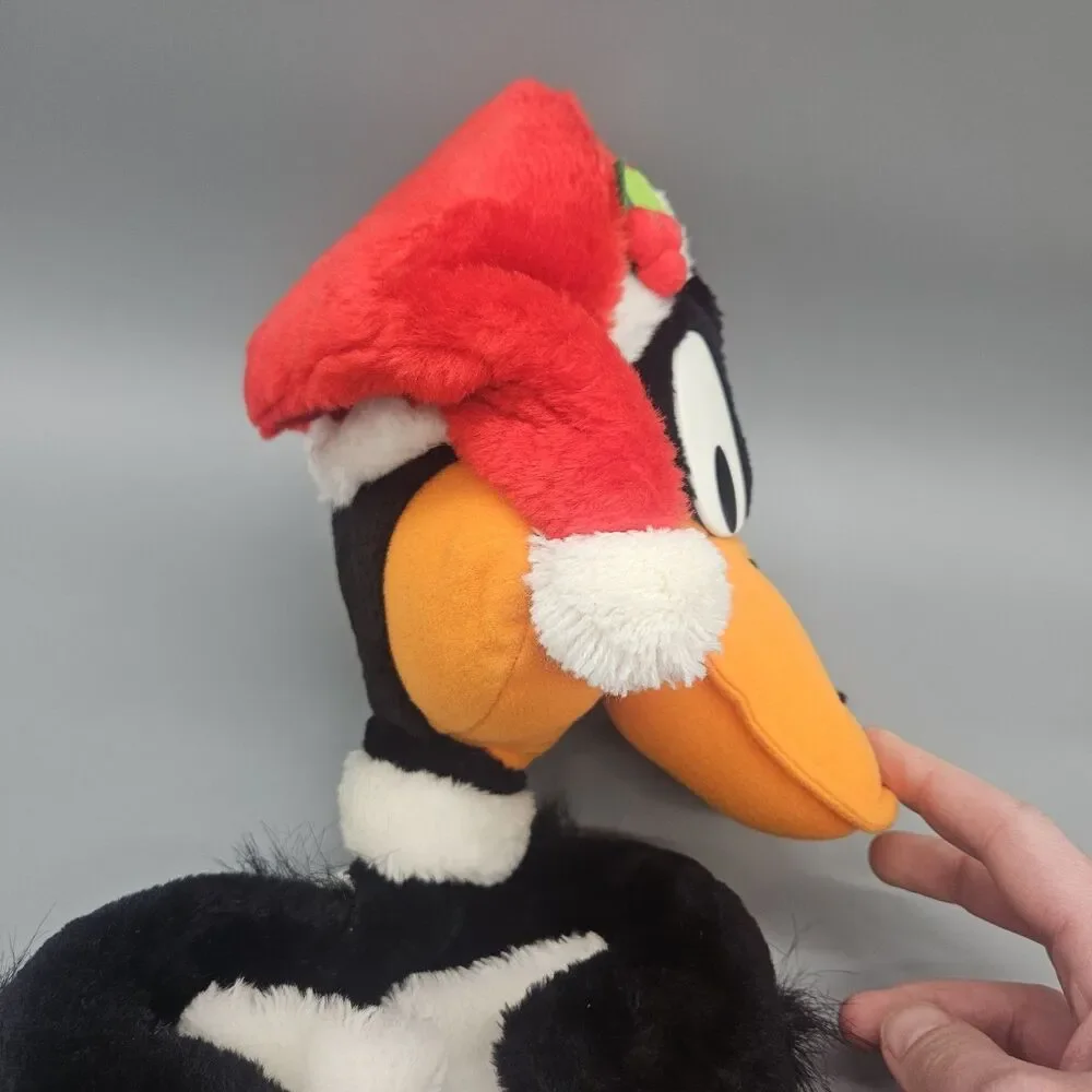 Vintage 1991 3D Daffy Duck Looney Tunes Plush Christmas Cartoon Stocking 25